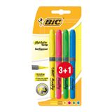 Bic 3086126620671 Brite Liner 4'lü Fosforlu Kalem