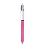 Bic 4 Colors Shine M Pembe Fonksiyonlu Tükenmez Kalem