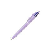 Bic 4 Colour Pastel 4 Renkli Tukenmez Kalem Pastel Mor