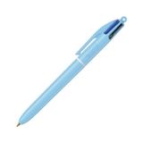 Bic 4 Colour Pastel Tükenmez Kalem 4 Adet Pastel Mavi Renkli Ofis ve Okul İçin
