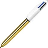 Bic 4 Colours Metalik Altın Tükenmez Kalem 964774 4 Parça Renkli Kalem Seti
