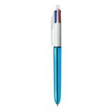 Bic 4 Colours Shine Mavi Gövde Tükenmez Kalem