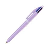 Bic 4 Renkli Tükenmez Kalem Pastel Mor Renk Seçeneği ile Pratik Kırtasiye Ürünü