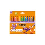 Bic 517250 Comfort Jumbo 12 Renk Keçeli Kalem