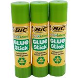 Bic 8 gr Yapıştırıcı 3'lü Set Renkli Stick Yapıştırıcılar Kolay Kullanım İçin