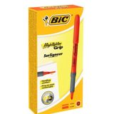 Bic 811933 Brite Liner Grip 12'li Turuncu Fosforlu Kalem