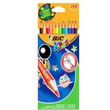 Bic 829029 Evolution 12 Renk Kuru Boya Kalemi