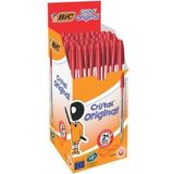 Bic 847899 50 li Kristal Medium Kırmızı Tükenmez Kalem