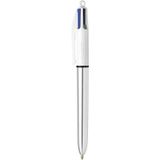 Bic 919380 4 Colours Shıne Gümüş Gövde Tükenmez Kalem