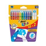 Bic 9202952 12 Renk Kids Magic Silinebilir Keçeli Kalem