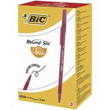 BIC 921332 Tükenmez Kalem, Kırmızı, 60'lı Kutu