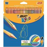 Bic 9375183 Tropicolors 24 Renk Kuru Boya Kalemi