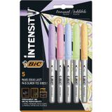 Bic 942865 5'li Pastel Renkler Marking Kalem