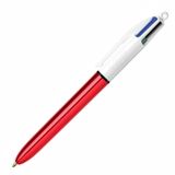 Bic 964773 4 Colours Shıne Kırmz Gövde Tükenmez Kalem