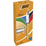 Bic 964774 4 Colours Shine Altin Gövde Tükenmez Kalem