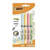 Bic 964859 Brite Liner Grip 4’lü Pastel Blister Fosforlu Kalem Set