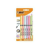 Bic 992561 Marking 6 Blister Pastel Highlighter Grip Markör Kalem