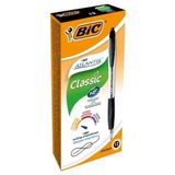 Bic Atlantis Classic 1.0 Siyah Kutu 12 Adet Tükenmez Kalem
