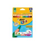 Bic Bıc 12 Renk Üçgen Jumbo Kuru Boya