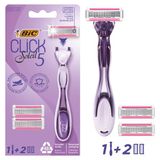 Bic Bıc Click Soleil 5 Kadın Tıraş Bıçağı 5 Bıçaklı 1 Sap + 2 Yedek Başlık
