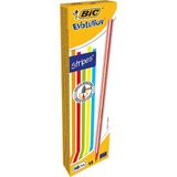 Bic Bıc Evolution Stripes Kurşun Kalem 12'li Kutu Ultra Dayanıklı HB Uç ile Çiğnemeye Karşı Dayanıklı