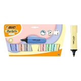 Bic Bıc Highlighter Flat Pastel Fosforlu Kalem Seti 10’lu