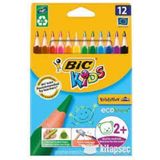 Bic Bıc Kids Jumbo 12 Renk Uçgen Kuru Boya