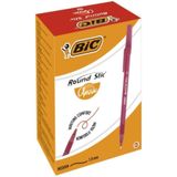 Bic BİC ROUND STICK MEDIUM TÜKENMEZ KALEM KIRMIZI