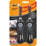 Bic Bıc U140 Mega Lighter 2’li Uzun Saplı Çakmak Mum Ocak Mangal Kamp Barbekü Çakmağı