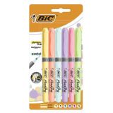 Bic Brite Liner Grip 6 Adet Karışık Pastel Tonlar Fosforlu Kalem