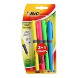 Bic Brite Liner Grip Fosforlu Kalem Seti Kalem Tipi 4'Lü (824757)
