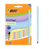 Bıc Cristal Pastel Tükenmez Kalem 10 Lu Set Çok Renkli