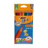 Bic Evolution 12’li Kuru Boya Kalemi Canlı Renkler ile Ergonomik Tasarım 17,5 cm Ölçüler
