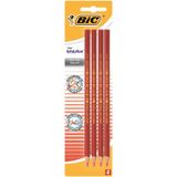 Bic Evolution 958179 4'lü Kırmızı Kopya Kalemi