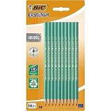 BIC Evolution Kurşun Kalem, 10'lu Blister, Kıymık Oluşturmaz, Çiğnemeye Karşı Dayanıklı, Kolay Açılır