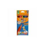 Bic Evolution Kuru Boya Kalemi, 12'li Set, Çocuklar İçin