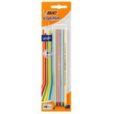 Bic Evolution Stripes Kurşun Kalem 4`lü - Pastel