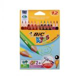 Bic Evolution Triangle (Ekstra Guclu Tutmasi Kolay Ilk Boya Kalemi) 12 Renk Kuru Boya Kalemi