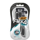 Bic Flex4 4 Bıçaklı 3'lü Tıraş Bıçağı