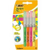 BIC FOSFORLU KALEM BRITE LINER SET 4 LÜ FLEX BLS. 946041