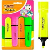 Bic Fosforlu Kalem Flat 4 Renk Blister