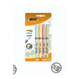 Bic Highlighter Grip Kalem Tipi Pastel Fosforlu Kalem 4 (DÖRT) Renk Blister