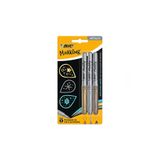 Bic İntensity Marking Color Permanent Markör Kalem Seti 3 Metalik Renk 944033