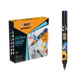 Bıc Intensity Paint Marker Akrilik Boya Kalemi 20 Li Set Çok Renkli