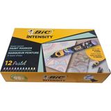 bic ıntensıty paint marker kalem 12 renk karışık pastel - Yok