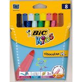 Bic Jumbo 8'li Visacolor Xl Keçeli Kalem - Renkli