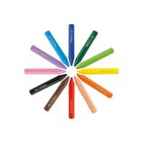 Bic Jumbo Keçeli Boya Kalem 12'li Jumbo Kuru Boya Kalem 12'li Üçgen Pastel Boya Kalemi 12'li KIKU045293003