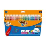 Bic Keçeli Kalem 24 Lü - Karışık-Çok Renkli - Standart