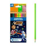 bic keçeli kalem cosmo 12 renk 301839 - Yok