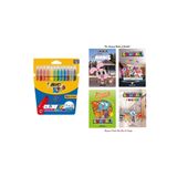 Bic Kid Couleur Keçeli Boya Kalemi 12`li Kutu ve Gumball Boyama Kitabı 4 Adet 16 Syf Hediyemiz...!